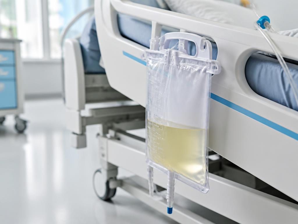 Catheter and drainage bags — hospital equipment