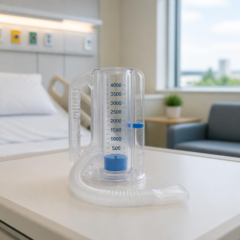 Incentive spirometer — hospital equipment