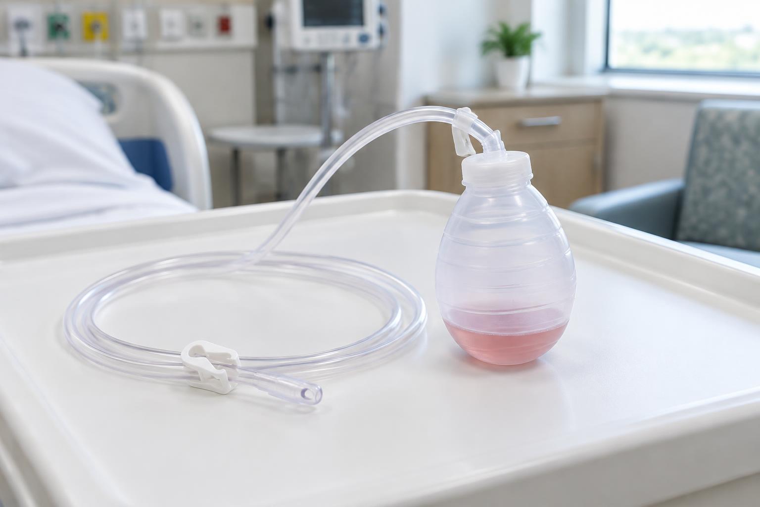Jackson-Pratt (JP) drain — hospital equipment