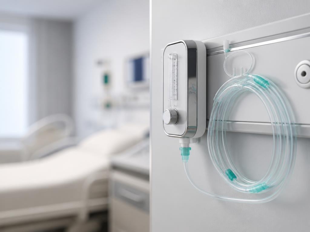 Oxygen / nasal cannula — hospital equipment